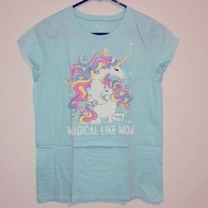 Place XXL girls shirt glitter unicorn